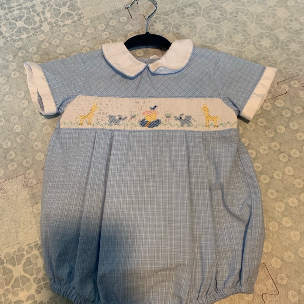 Smocked Noah’s ark bubble